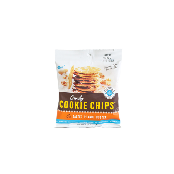 HannahMax Cookie Chips - Salted Peanut Butter (Case of 24)